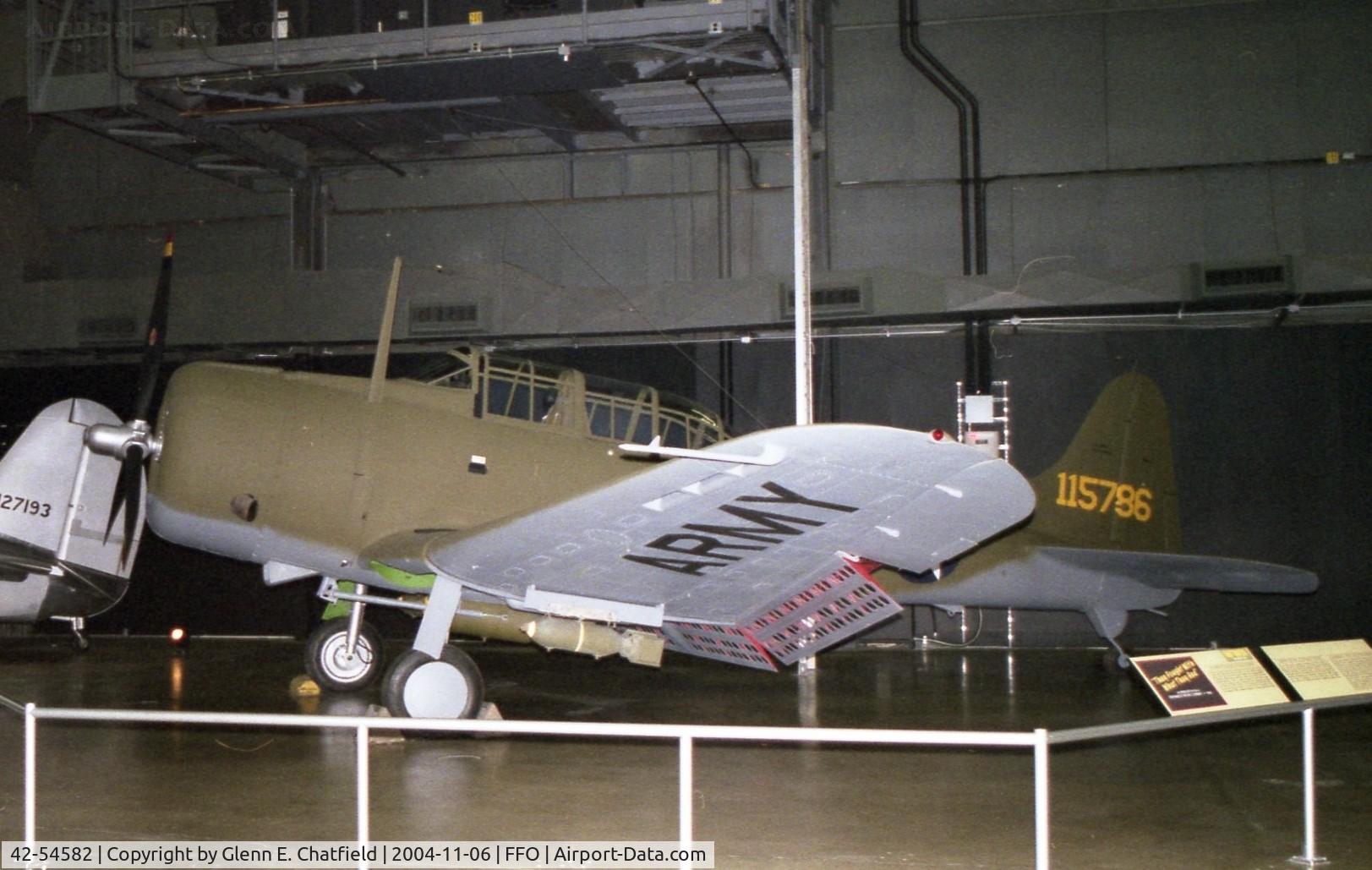 42-54582, 1943 Douglas A-24B Banshee C/N 17421, A-24B 42-54582 at the National Museum of the U.S. Air Force