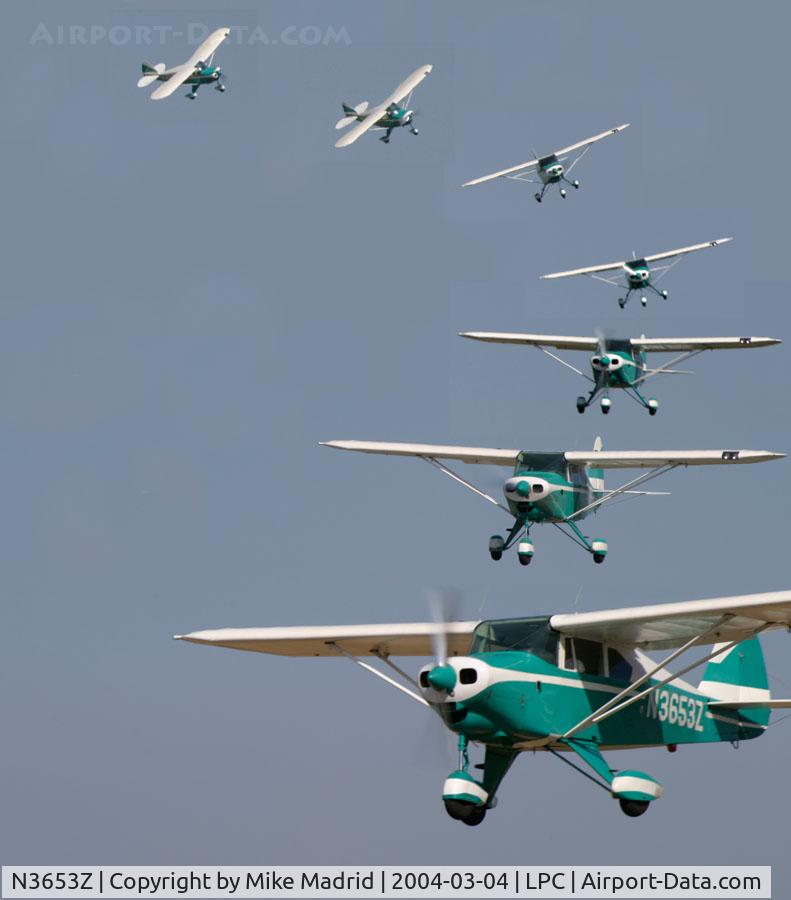 N3653Z, 1960 Piper PA-22-150 C/N 22-7550, Downwind to Final
