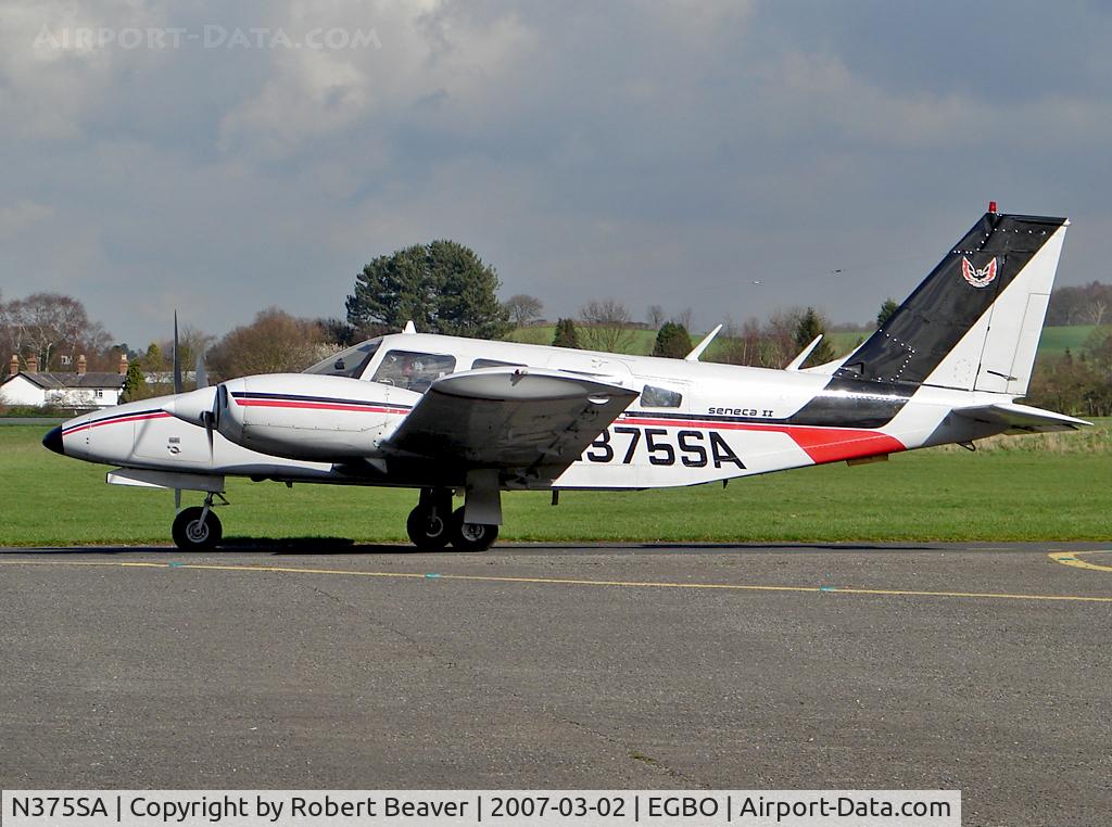 N375SA, 1975 Piper PA-34-200T C/N 347670002, Piper PA34 200T Seneca II