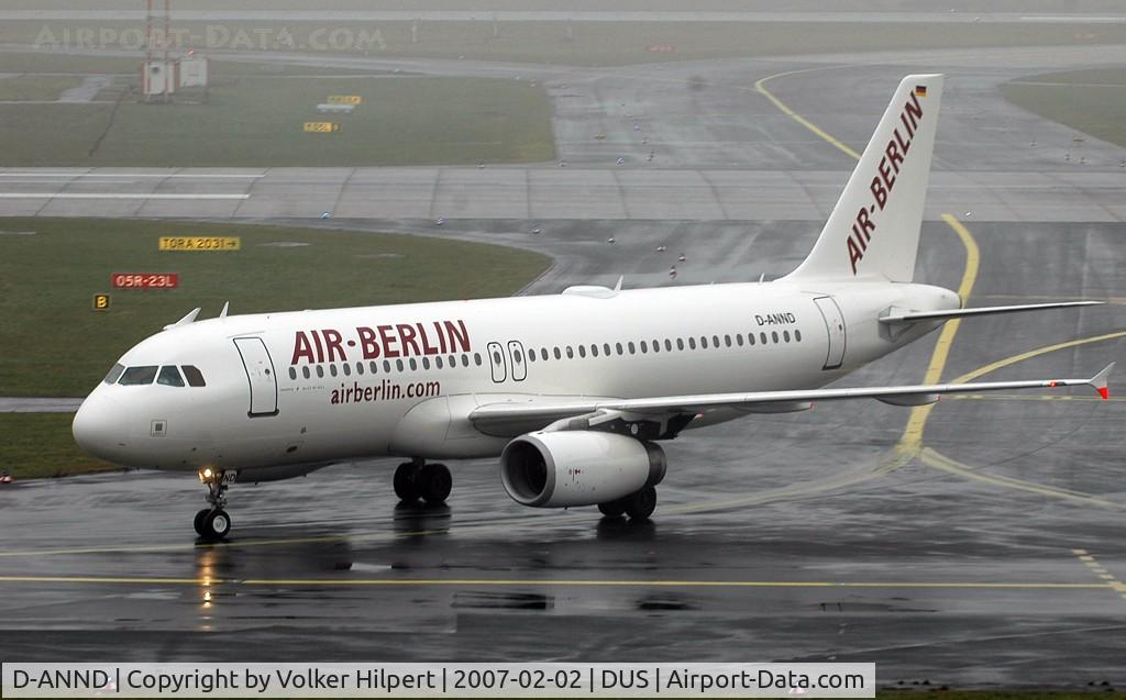 D-ANND, 2001 Airbus A320-232 C/N 1546, Airbus A320