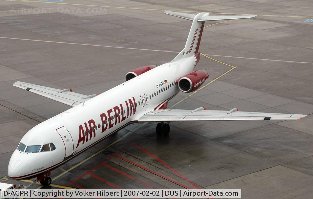 D-AGPR, 1992 Fokker 100 (F-28-0100) C/N 11391, Fokker F100