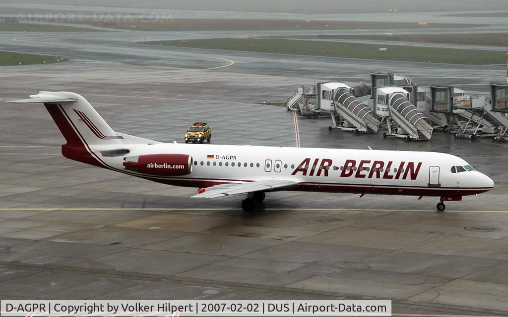 D-AGPR, 1992 Fokker 100 (F-28-0100) C/N 11391, Fokker F100