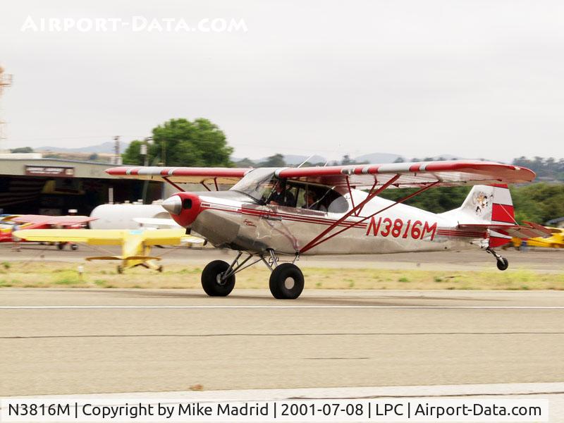 N3816M, 1947 Piper PA-12 Super Cruiser C/N 12-2737, Going home after Cub Fly In Lompoc