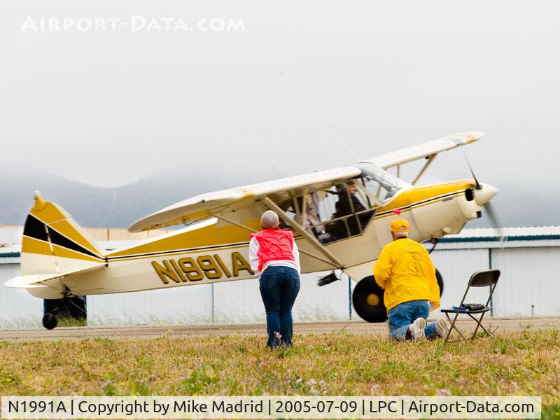 N1991A, 1952 Piper PA-18-135 Super Cub C/N 18-1815, Spot landing contest Cub Fly In Lompoc Ca