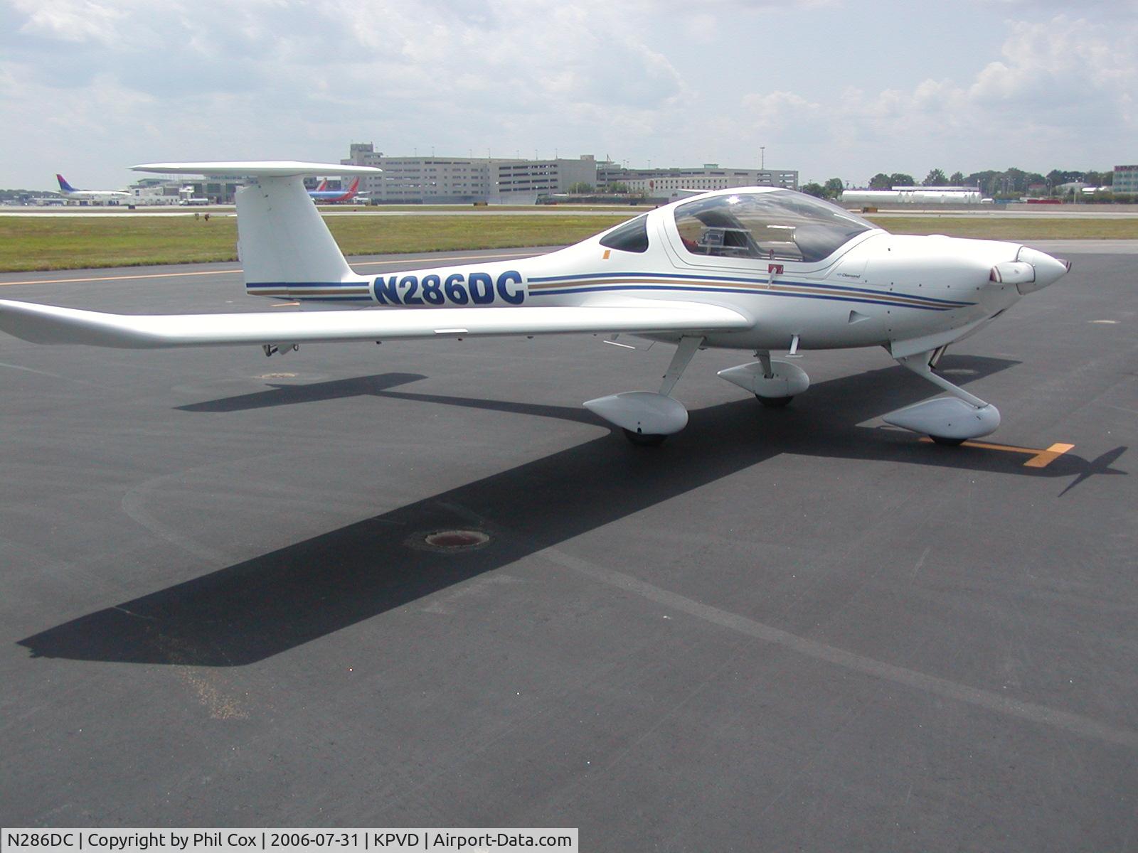 N286DC, 2002 Diamond DA-20C-1 Eclipse C/N C0186, N286DC at Providence