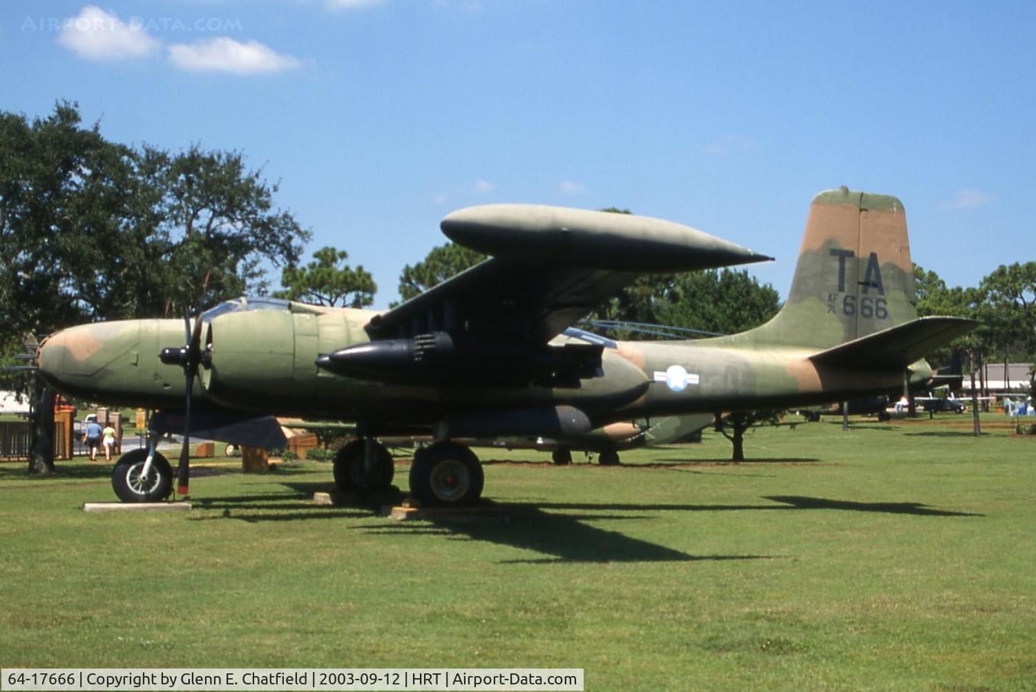 64-17666, 1964 Douglas-On Mark B-26K Counter Invader C/N 28762 (was 44-35483), At Hurlburt Field, Florida