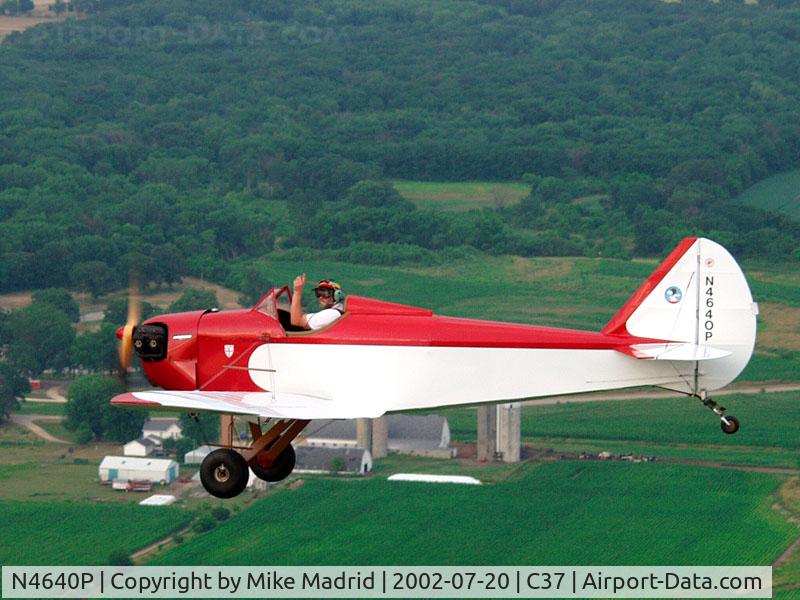 N4640P, 1984 Bowers Fly Baby C/N R. A. H. 1, Flybaby air to air