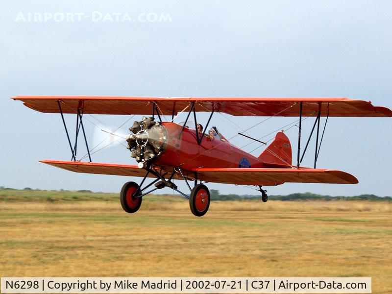 N6298, 1928 Curtiss-Wright Travel Air C-4000 C/N 745, Landing at Brodhead