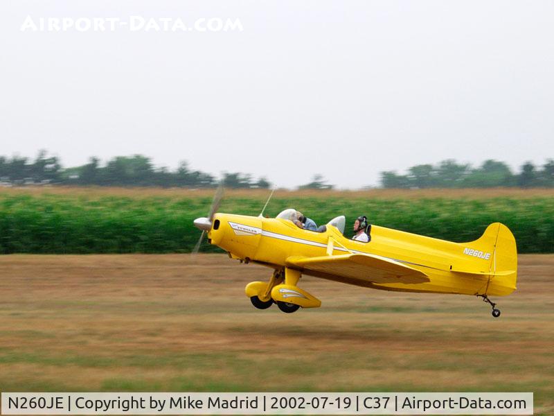N260JE, 1981 Spezio Sport DAL-1 Tuholer C/N JE-1, Landing at Brodhead