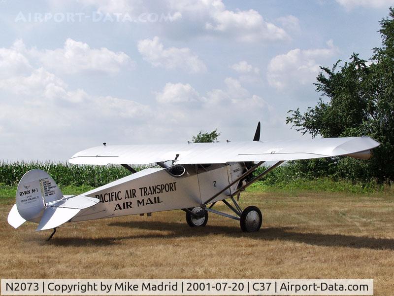 N2073, 1926 Ryan M-1 C/N 7, At Brodhead