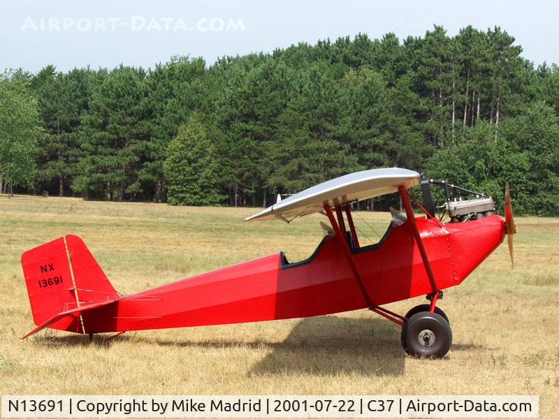 N13691, 1933 Pietenpol Air Camper C/N 1, At Brodhead