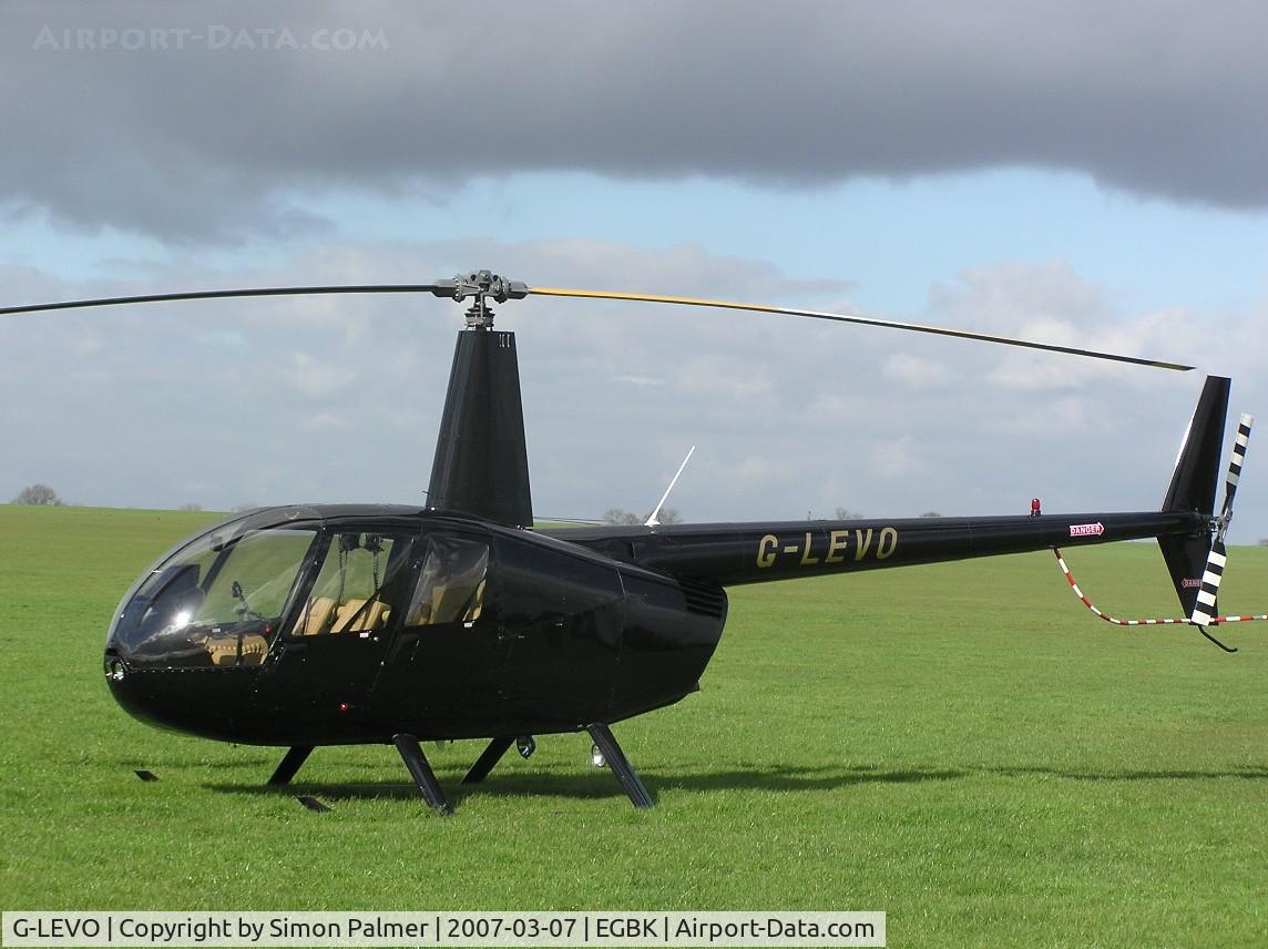 G-LEVO, 2006 Robinson R44 Raven II C/N 11444, Robinson R44 visiting Sywell