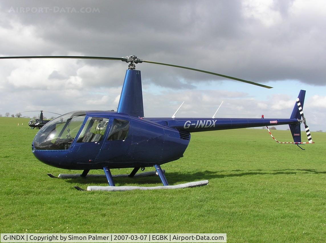 G-INDX, 2004 Robinson R44 Clipper II C/N 10491, Robinson R44 visiting Sywell for BHAB meeting