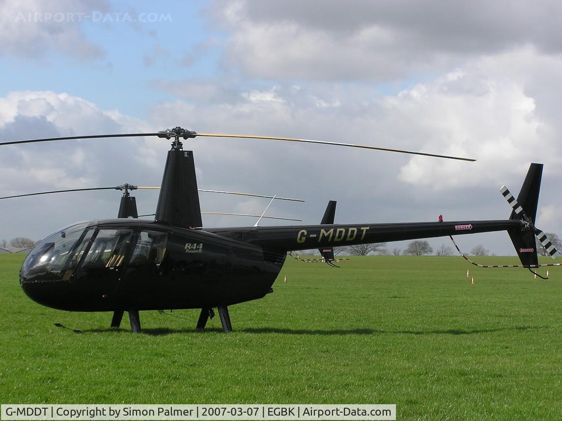 G-MDDT, 2006 Robinson R44 Raven II C/N 11474, Robinson R44 visiting Sywell