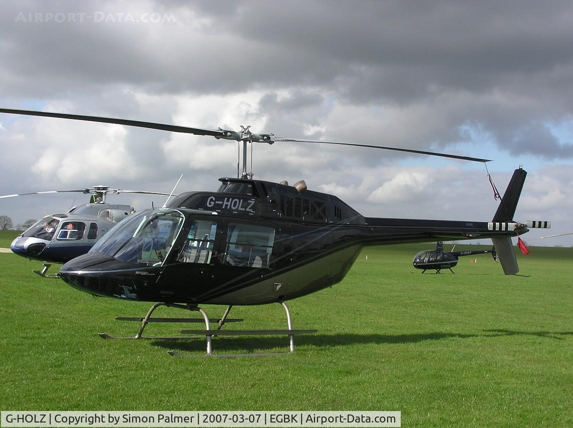G-HOLZ, 1968 Bell 206B JetRanger II C/N 8038, Agusta-Bell JetRanger visiting Sywell