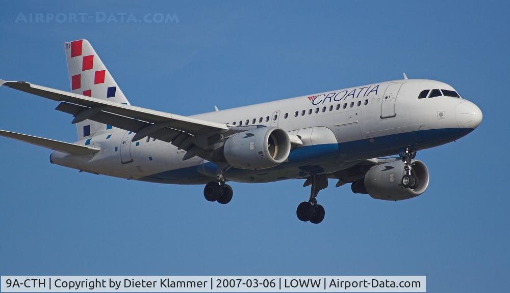 9A-CTH, 1998 Airbus A319-112 C/N 833, Finale for rwy11