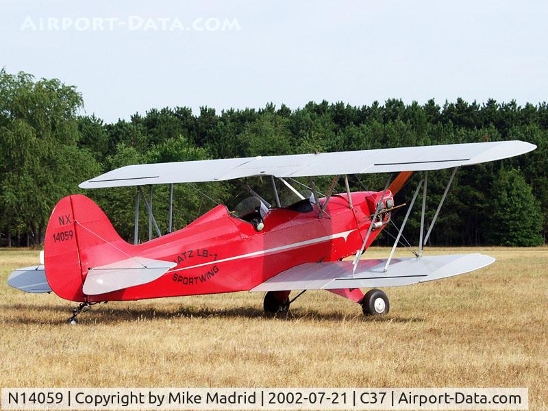 N14059, 1987 Hatz LB-1 C/N 185, At Brodhead