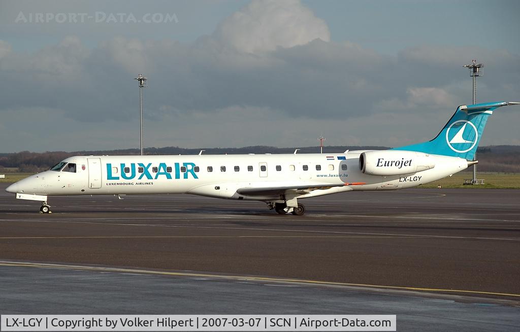 LX-LGY, 2000 Embraer EMB-145LU (ERJ-145LU) C/N 145242, Embraer ERJ-145LU