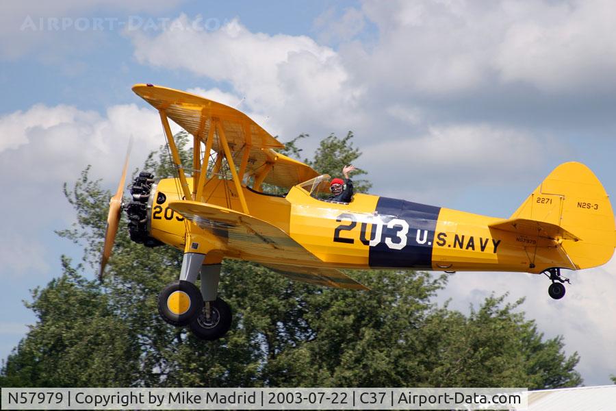 N57979, 1941 Boeing A75N1(PT17) C/N 75-2271, Hi photographer