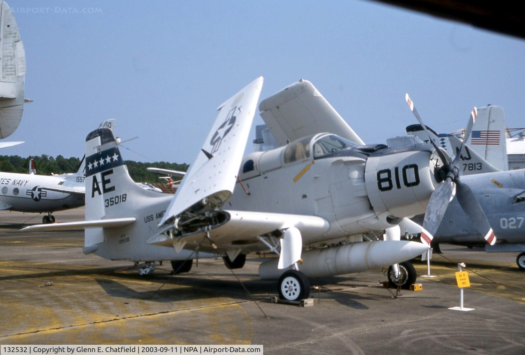 132532, Douglas A-1G Skyraider C/N 8927, A-1G At the National Museum of Naval Aviation