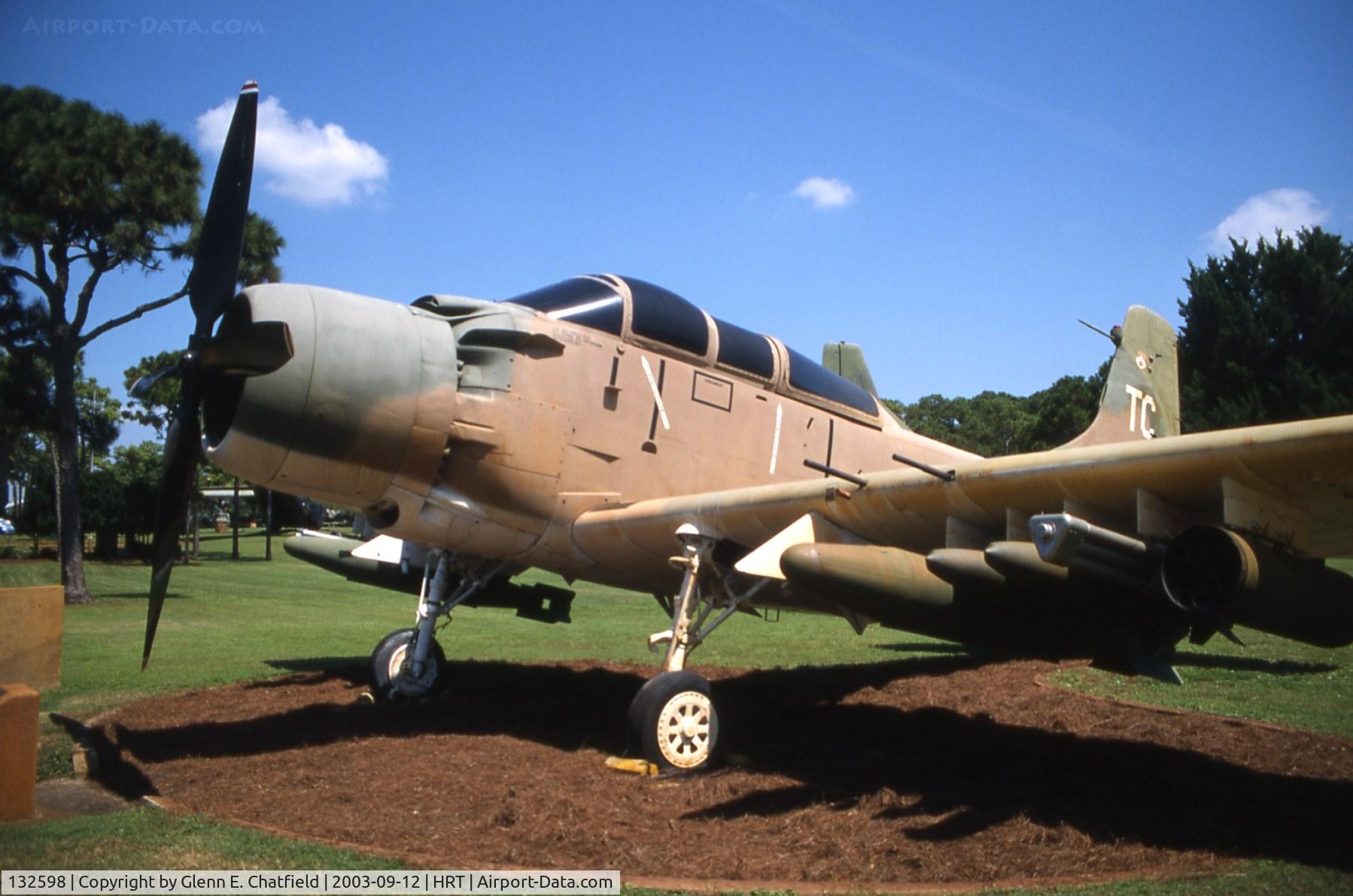 132598, Douglas A-1G Skyraider C/N 8993, A-1E At Hurlburt Field, FL