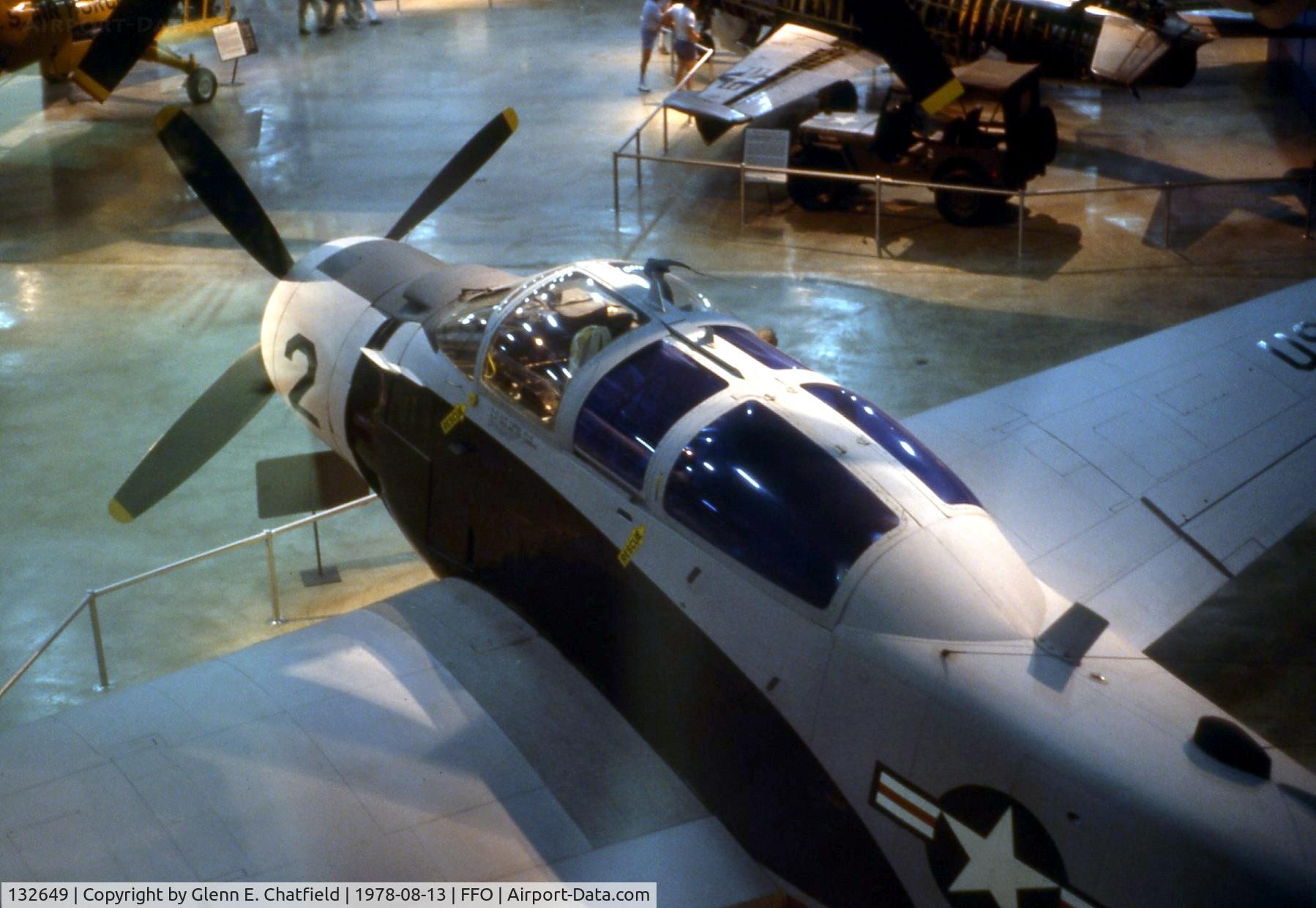 132649, 1952 Douglas A-1E Skyraider C/N 9506, A-1E Medal of Honor winner flew in Vietnam, now at the Air Force Museum.  USAF redesignated it as 52-132649