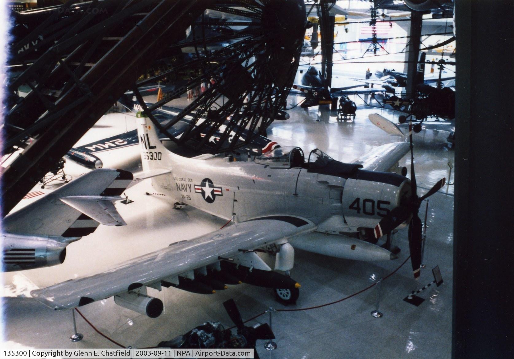 135300, Douglas A-1H Skyraider C/N 9944, A-1H at the National Museum of Aviation