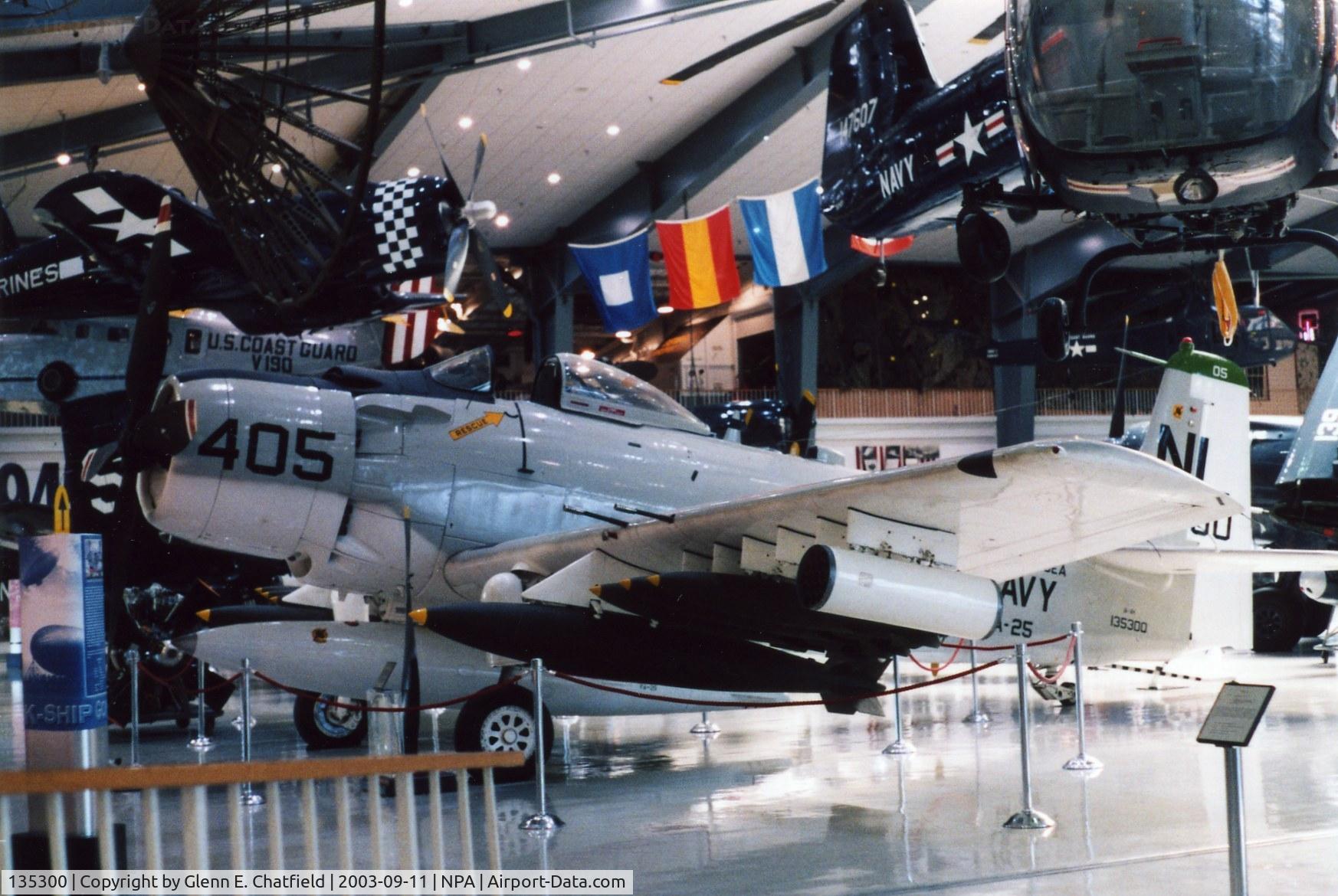 135300, Douglas A-1H Skyraider C/N 9944, A-1H at the National Museum of Aviation