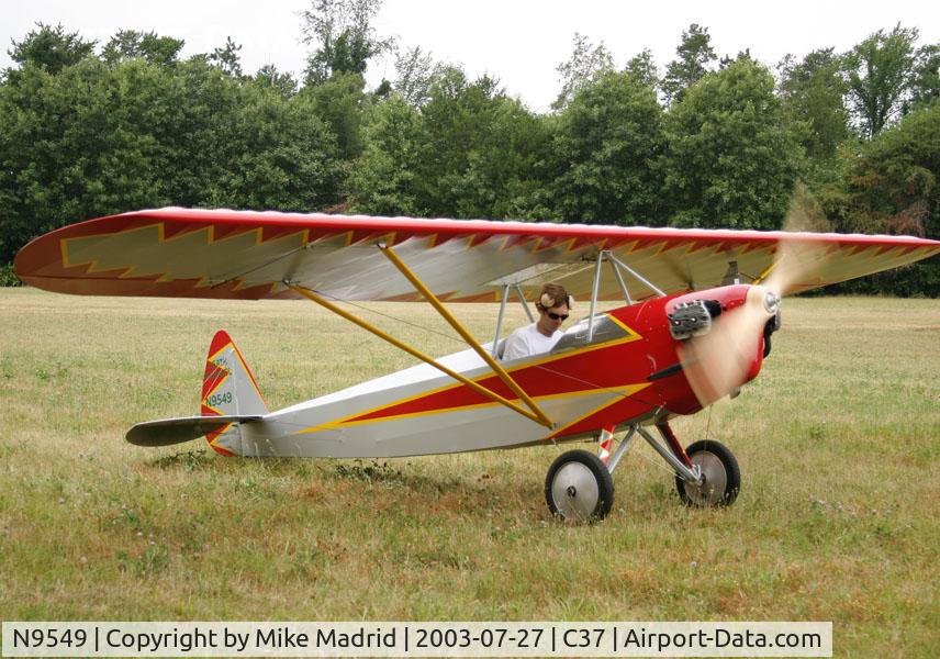 N9549, 2002 Price Christopher R HEATH V-STRUT C/N 151, At Brodhead