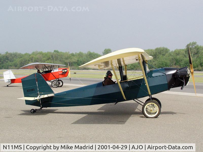 N11MS, 1972 Pietenpol Air Camper C/N MS1, Corona Airport