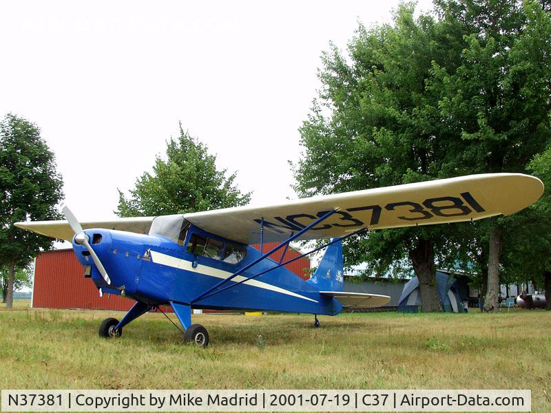 N37381, 1941 Interstate S-1A Cadet C/N 224, At Brodhead