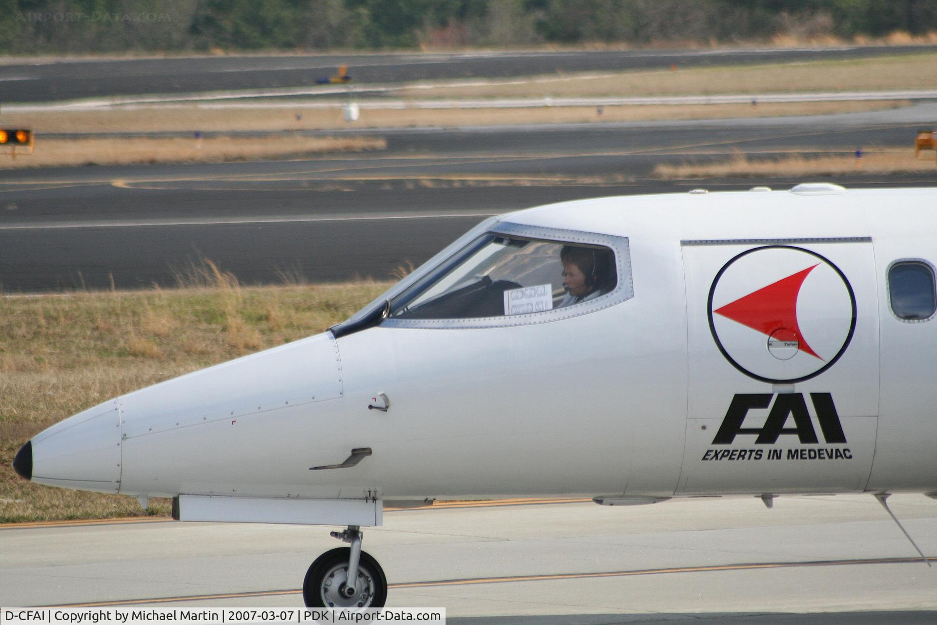 D-CFAI, 1981 Learjet 35A C/N 35A-365, Closeup of cockpit