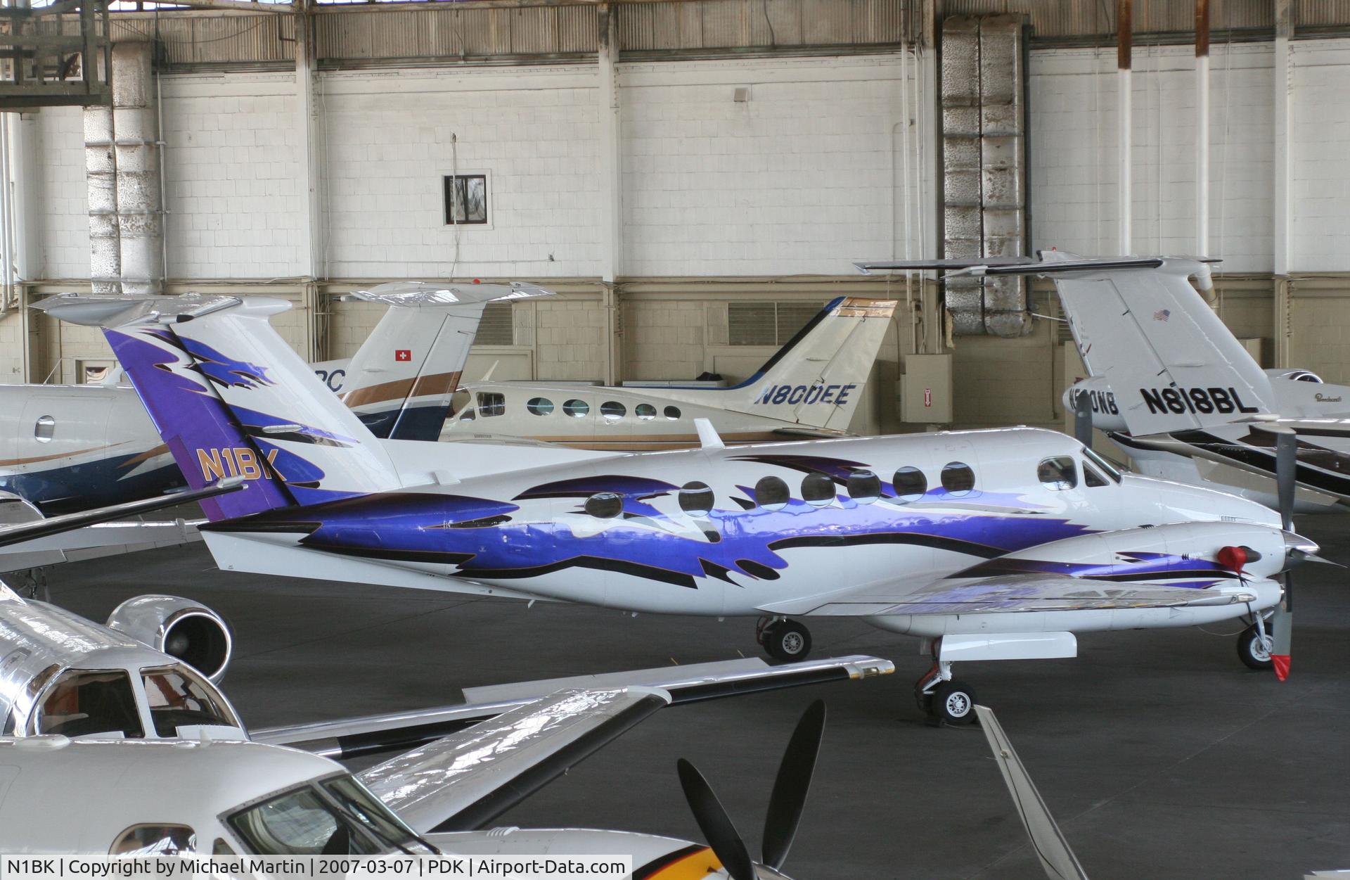 N1BK, 1985 Beech 300 Super King Air C/N FA-76, In Epps Hanger