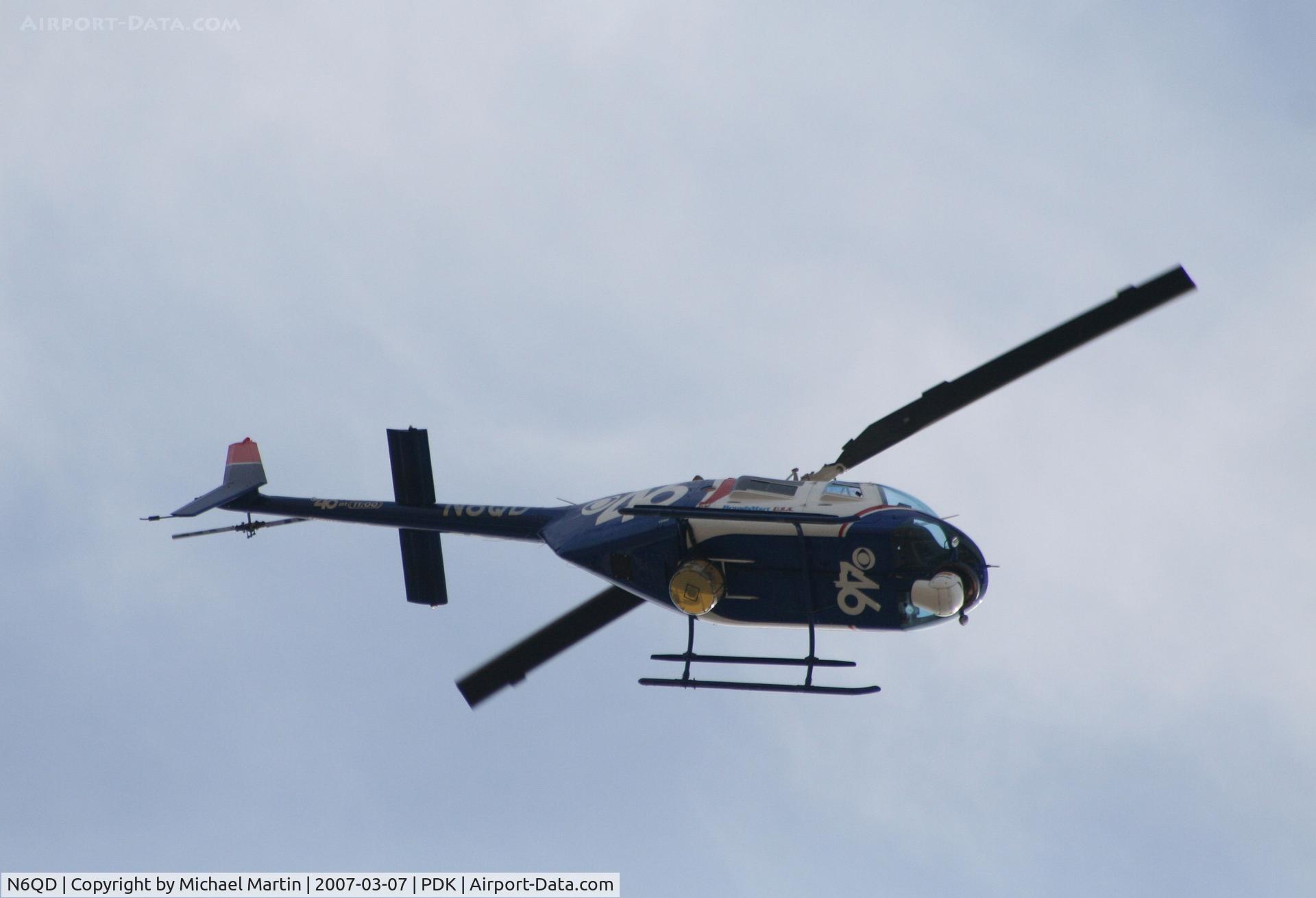 N6QD, 1992 Bell 206B C/N 4247, Returning from news flight