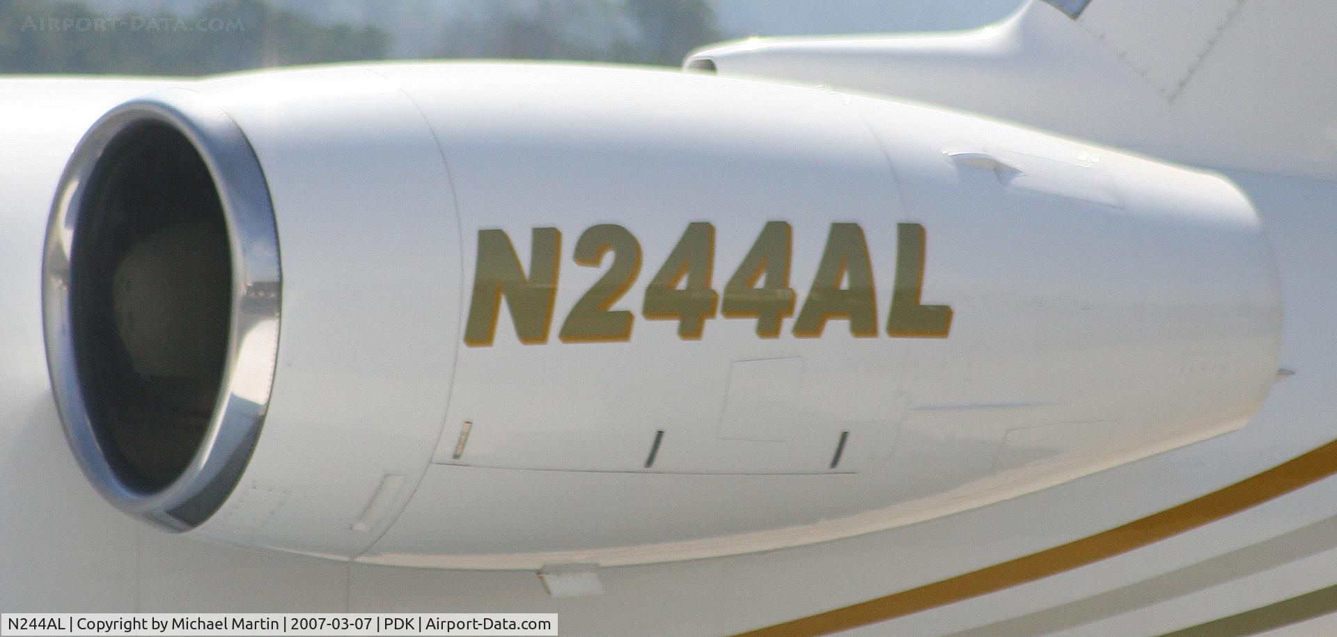 N244AL, 1981 Canadair Challenger 600 (CL-600-1A11) C/N 1005, Tail Numbers
