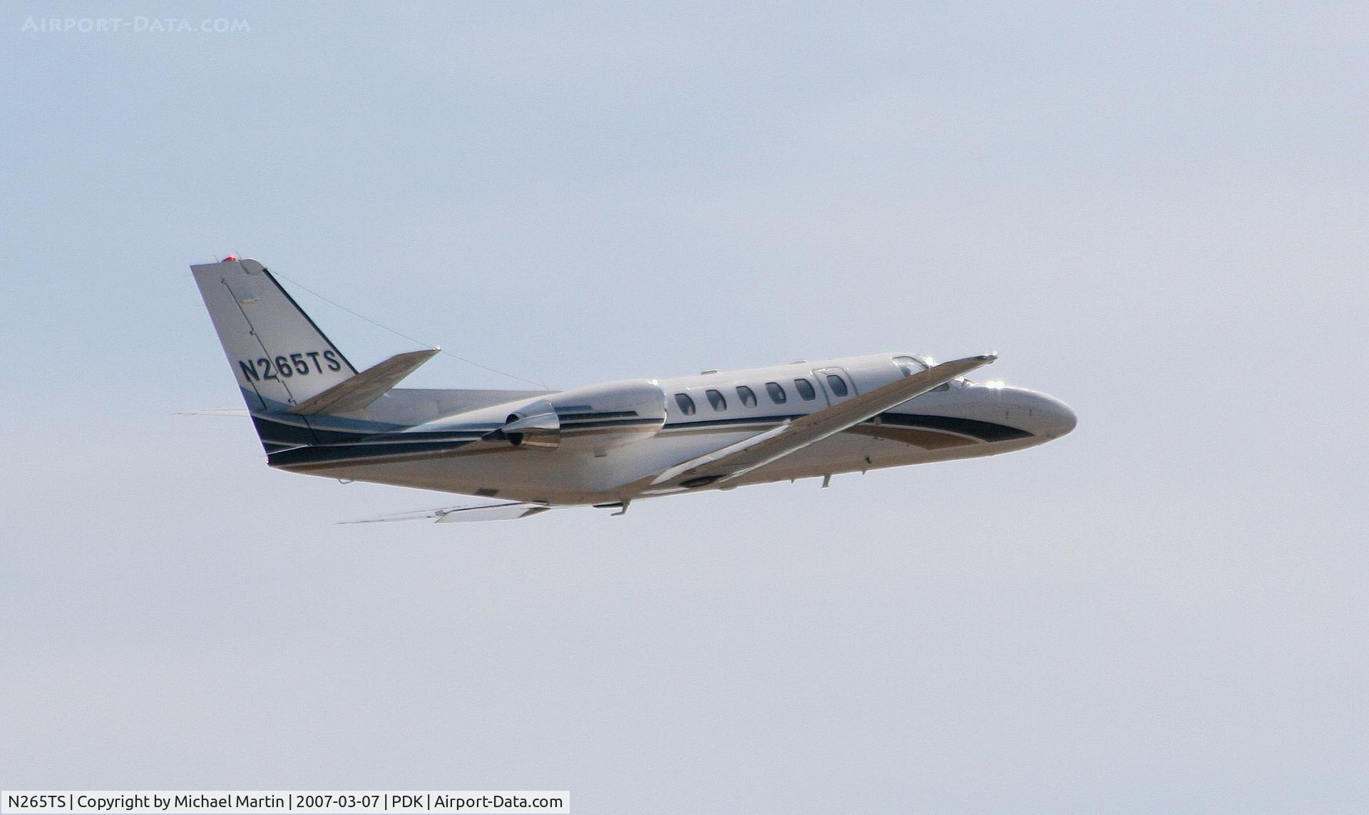 N265TS, 2000 Cessna 550 C/N 550-0942, Departing PDK enroute to RYY
