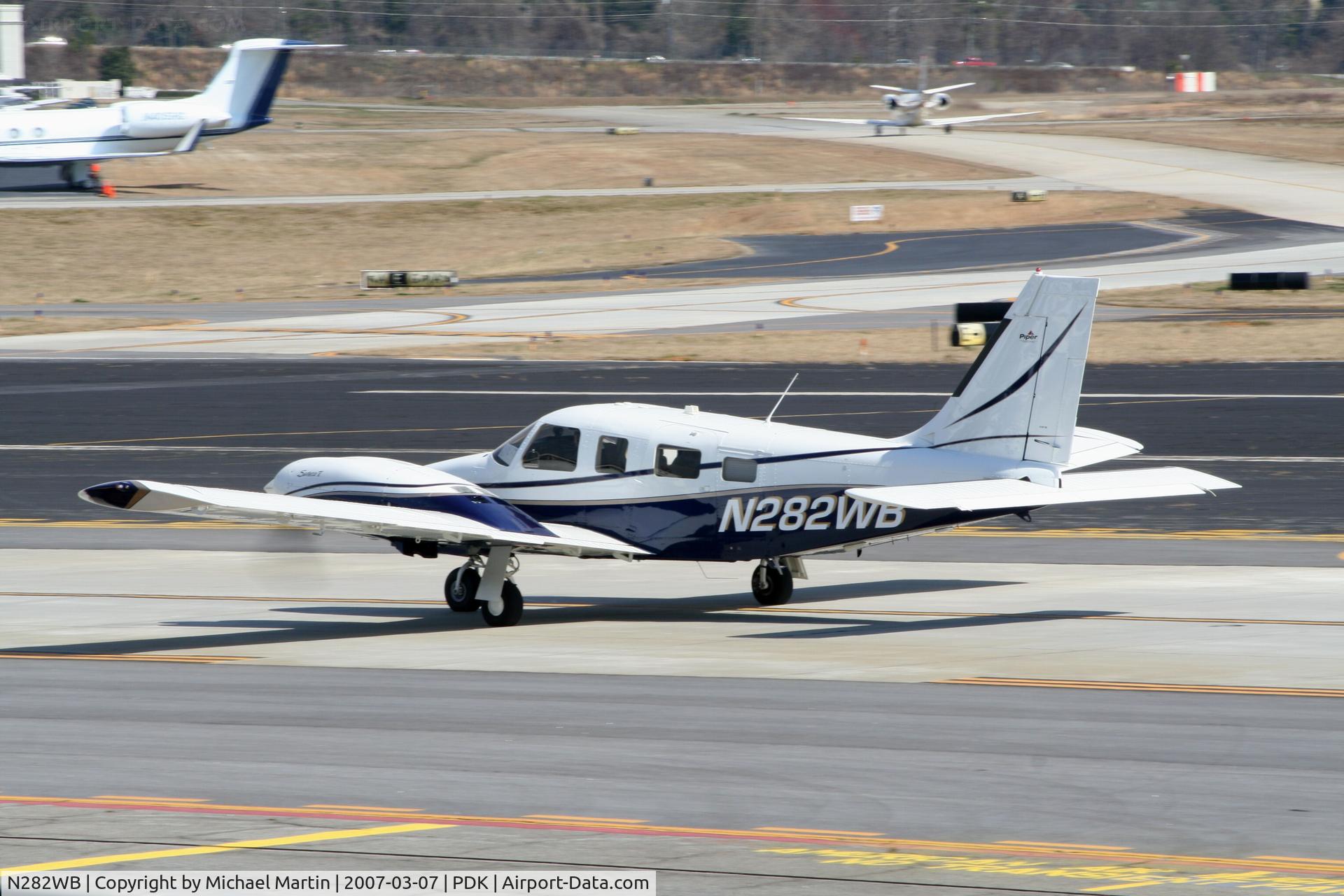 N282WB, Piper PA-34-220T C/N 3449252, Taxing to Runway 20L