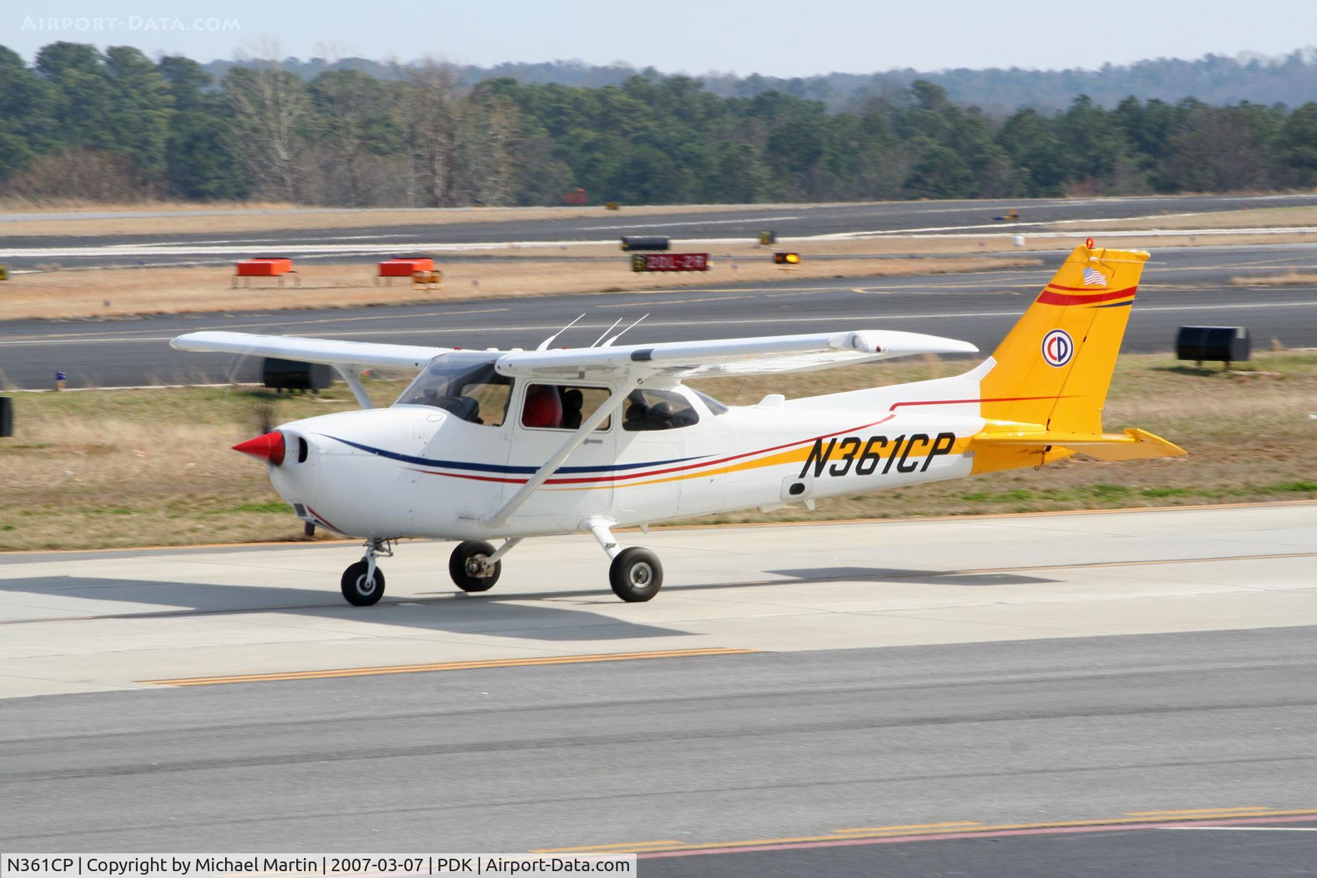 N361CP, 2001 Cessna 172S C/N 172S8840, New Paint On Nose