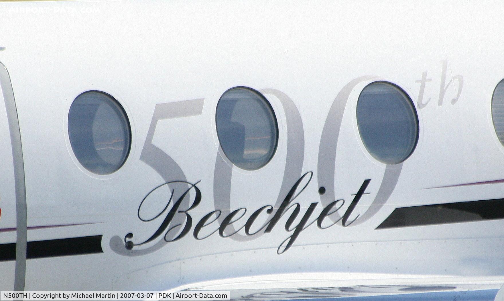 N500TH, 1999 Raytheon Aircraft Company 400A C/N RK-246, 500TH 400A