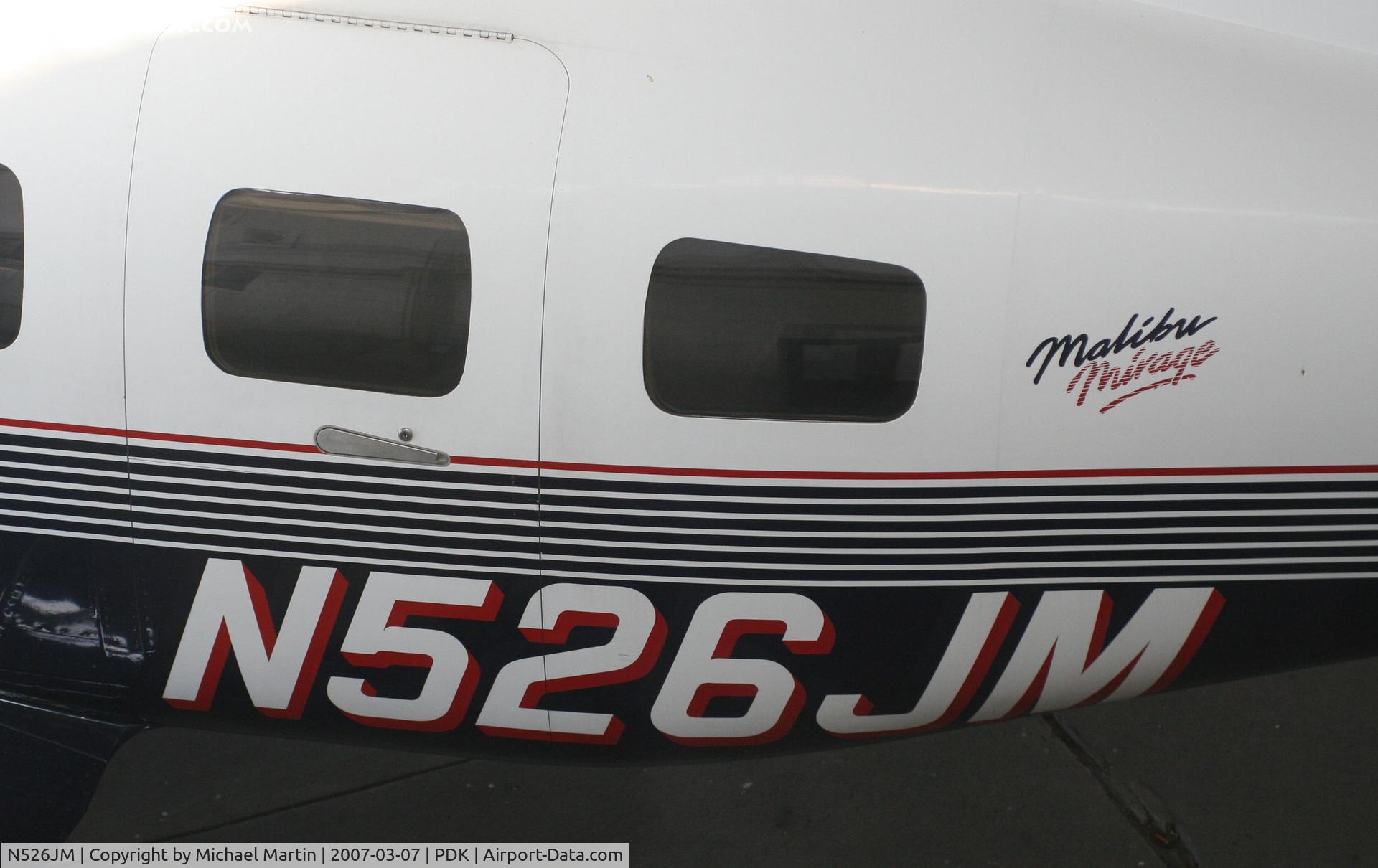 N526JM, 1994 Piper PA-46-350P Malibu Mirage C/N 4622166, Tail Numbers