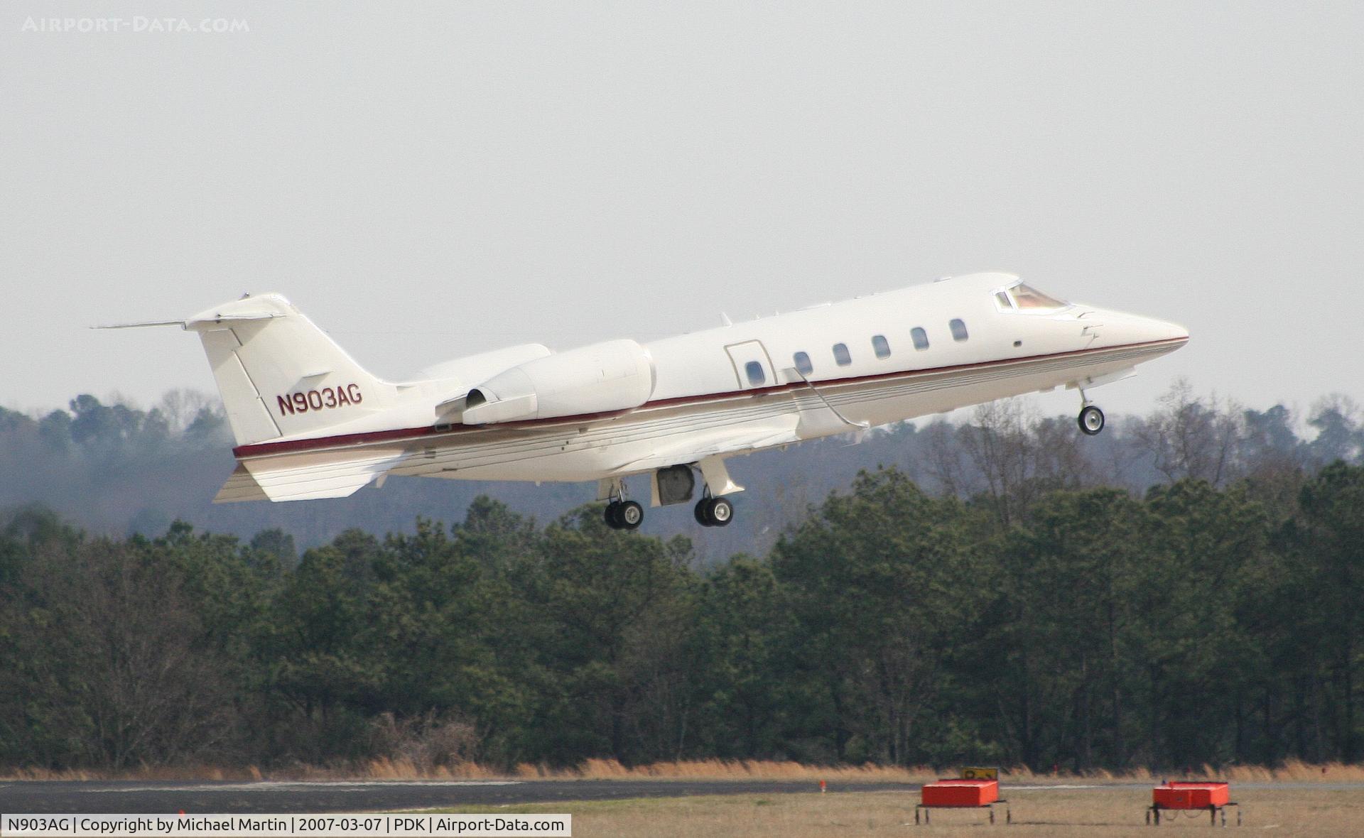 N903AG, 1994 Learjet 60 C/N 60-045, Departing PDK enroute to TCL