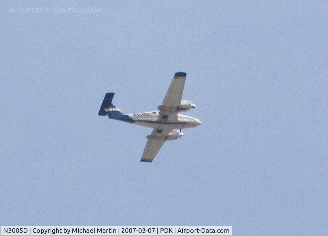N3005D, 1978 Piper PA-44-180 Seminole C/N 44-7995140, ATP Overflying PDK