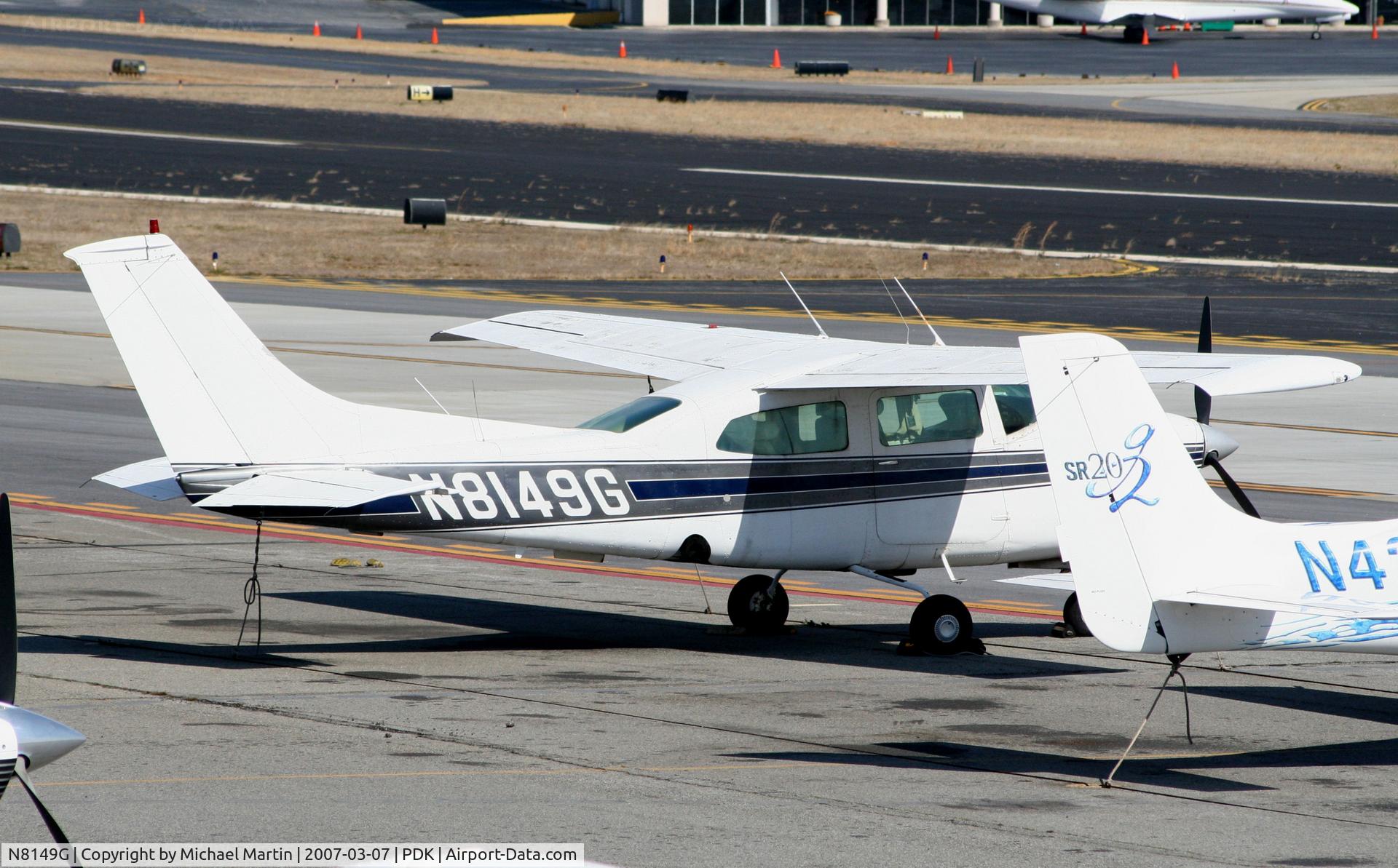 N8149G, 1971 Cessna 210K Centurion C/N 21059449, Tied down @ Epps Air Service