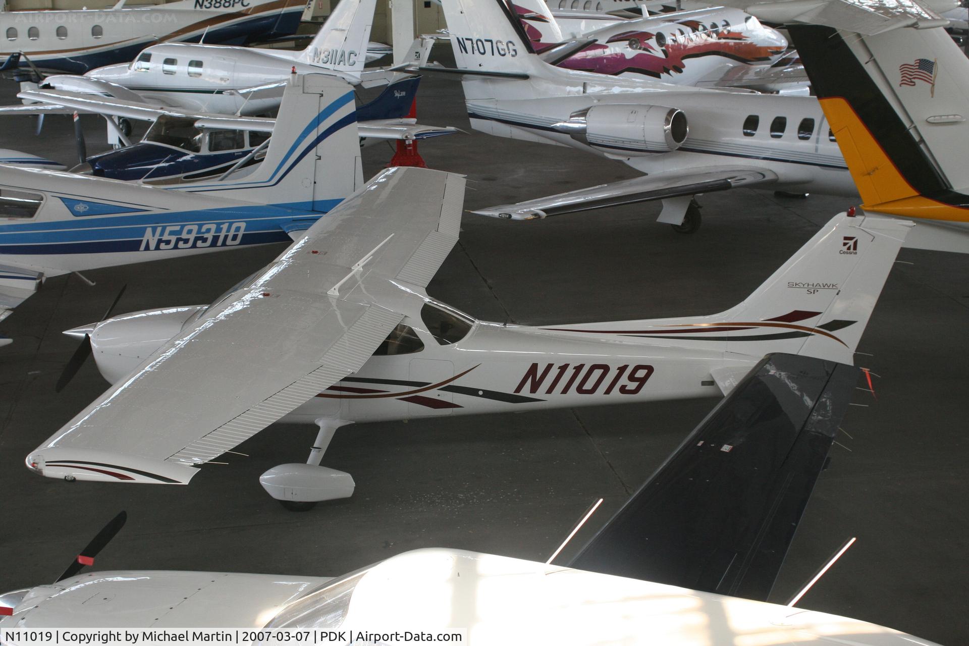 N11019, 2006 Cessna 172S C/N 172S10300, In Epps Hanger