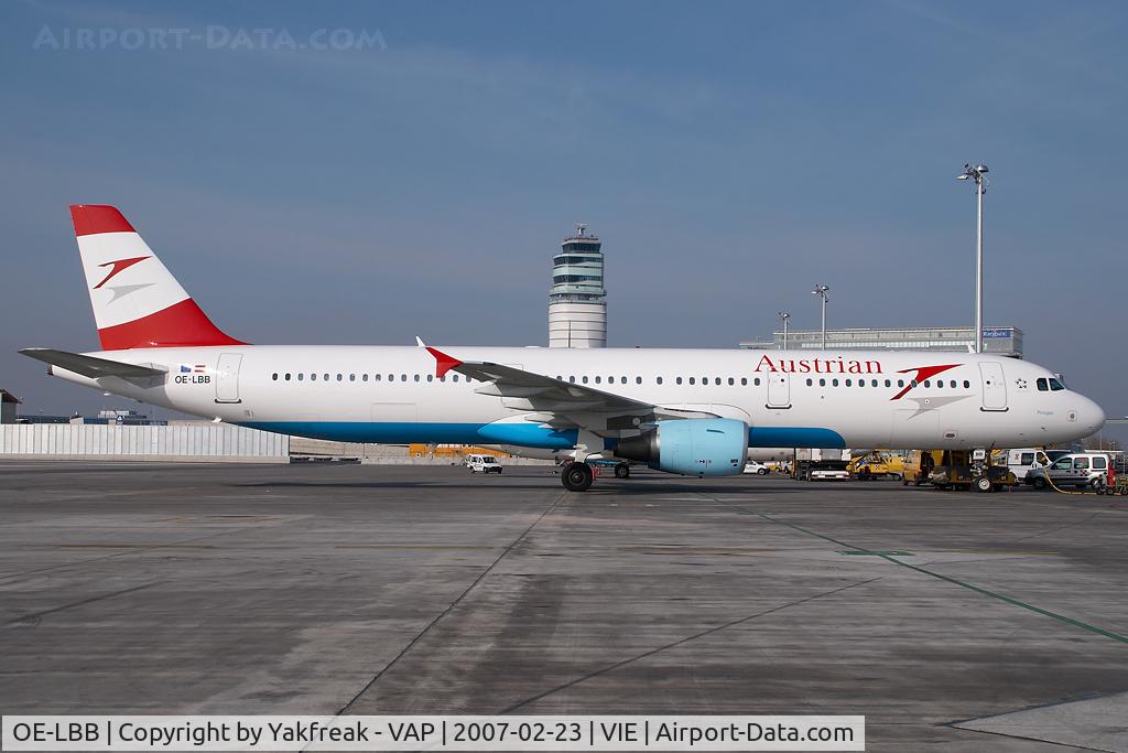 OE-LBB, 1995 Airbus A321-111 C/N 570, Austrian Airlines Airbus 321