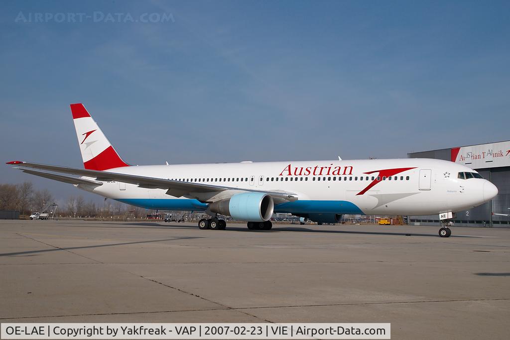 OE-LAE, 2000 Boeing 767-3Z9/ER C/N 30383, Austrian Airlines Boeing 767-300