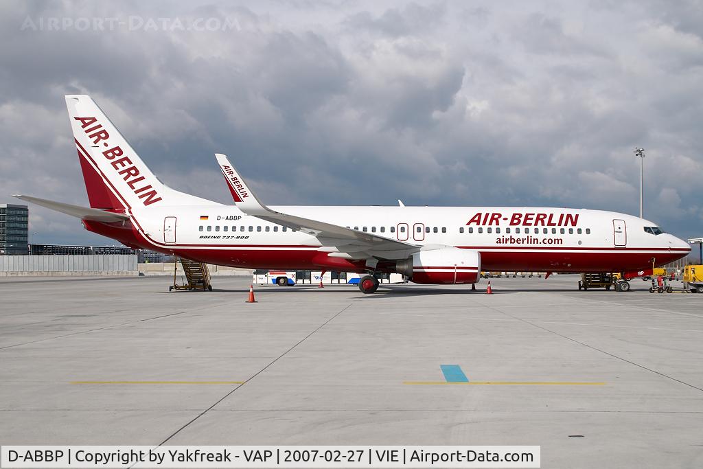 D-ABBP, 2005 Boeing 737-86J C/N 29641, Air Berlin Boeing 737-800
