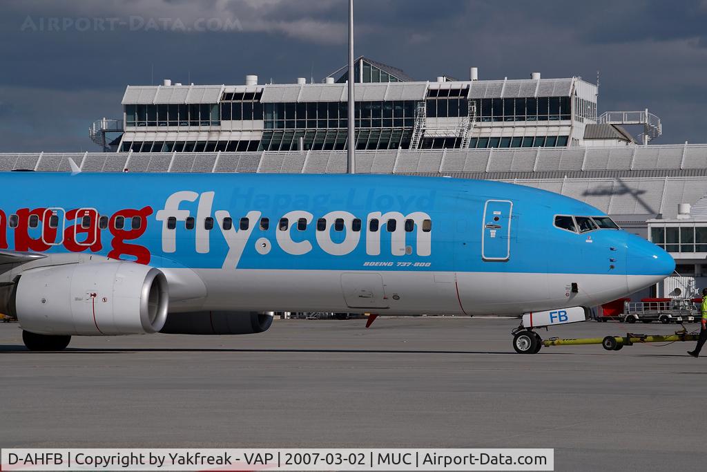 D-AHFB, 1997 Boeing 737-8K5 C/N 27982, Hapagfly Boeing 737-800
