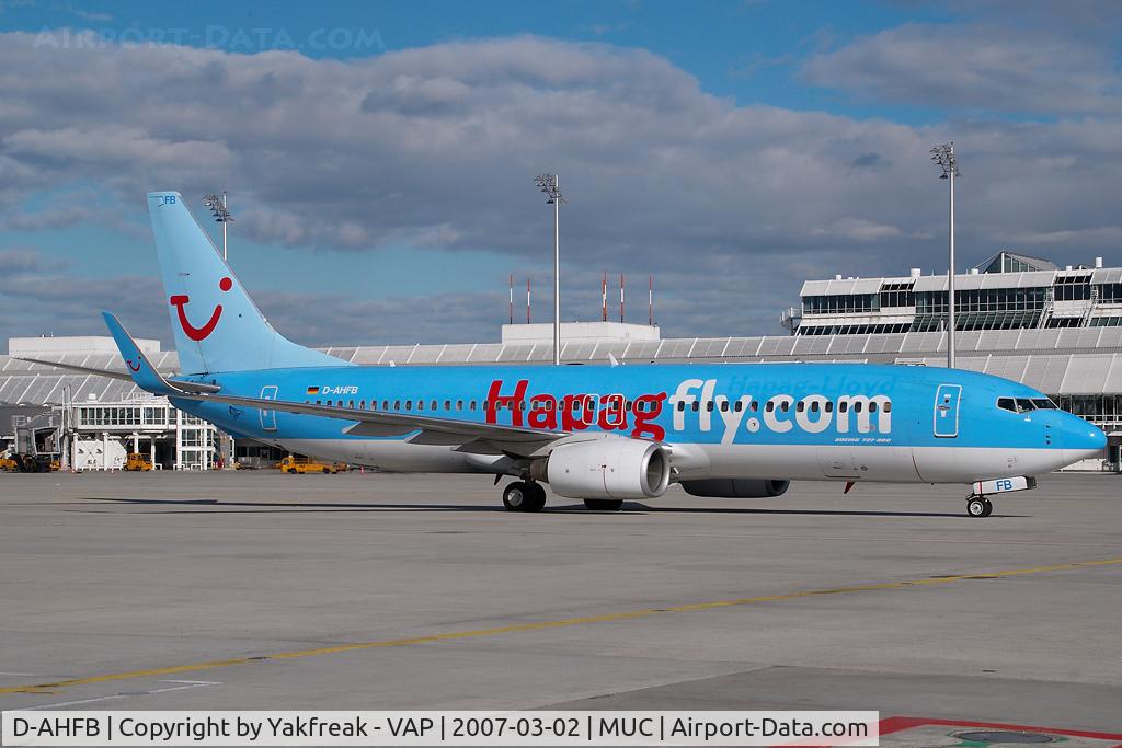 D-AHFB, 1997 Boeing 737-8K5 C/N 27982, Hapagfly Boeing 737-800