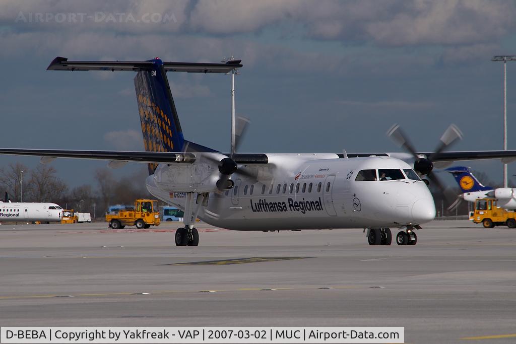 D-BEBA, 2000 De Havilland Canada DHC-8-311 Dash 8 C/N 545, Augsburg Airways Dash 8-300